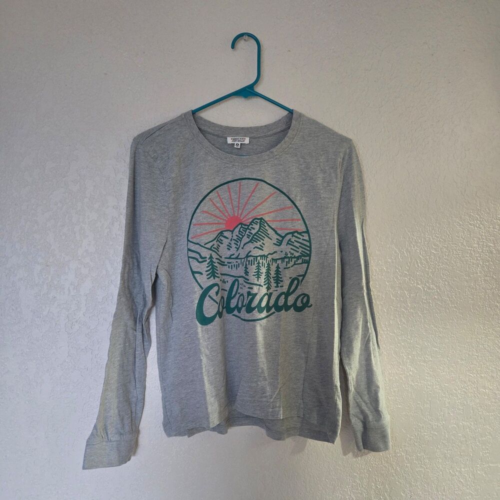 Grey Colorado Long Sleeve Shirt Size Medium